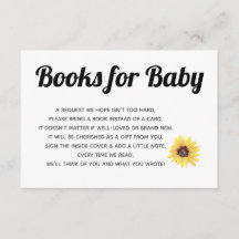 Livros de Girassol Pintado para Bebê