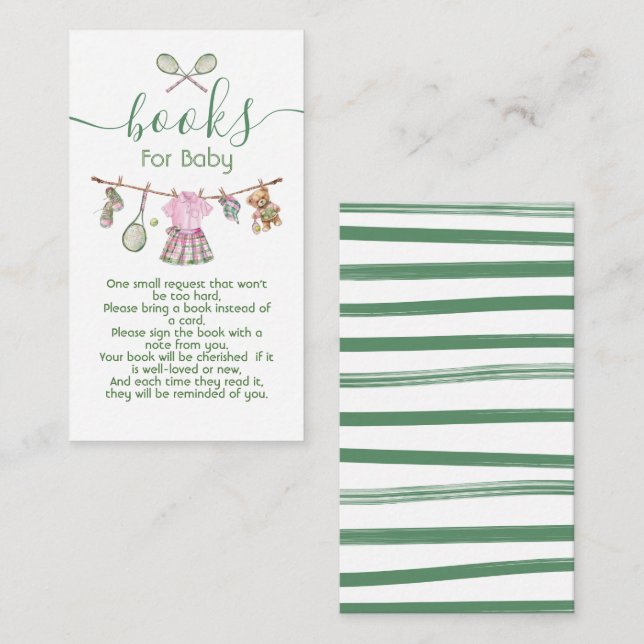 Cartão De Informações Livros de linha de roupas de Tênis de pré-disquete (Frente/Verso)