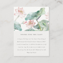 Cartão De Informações Livros De Linho Aquoso De Pastel Cento Para Chá de