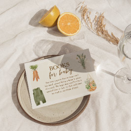 Cartão De Informações Livros de Mercado de Fazendeiros Cultivados Localm