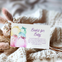 Cartão De Informações Livros de Natal de inverno para Bebê