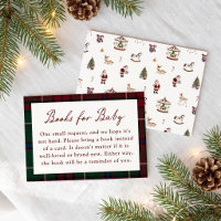 Livros de Natal Vintage Xadrez para Bebê