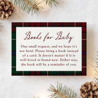 Livros de Natal Xadrez Vintage para Bebê