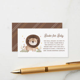 Cartão De Informações Livros de Raivota de Chá de fraldas de Leão Gelado