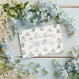 Cartão De Informações Livros de Rato Pequeno para Bebê