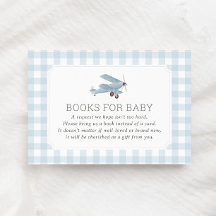 Cartão De Informações Livros de Viagem de avião para bebê