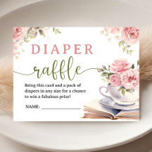 Livros e Brunch Chá de Bebê Menina Rosa Floral