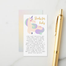 Livros Mágicos de Unicórnio em Aquarela Para Bebê