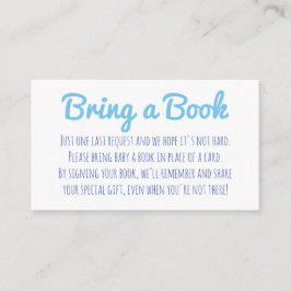 Cartão De Informações Livros Navais Para Bebê