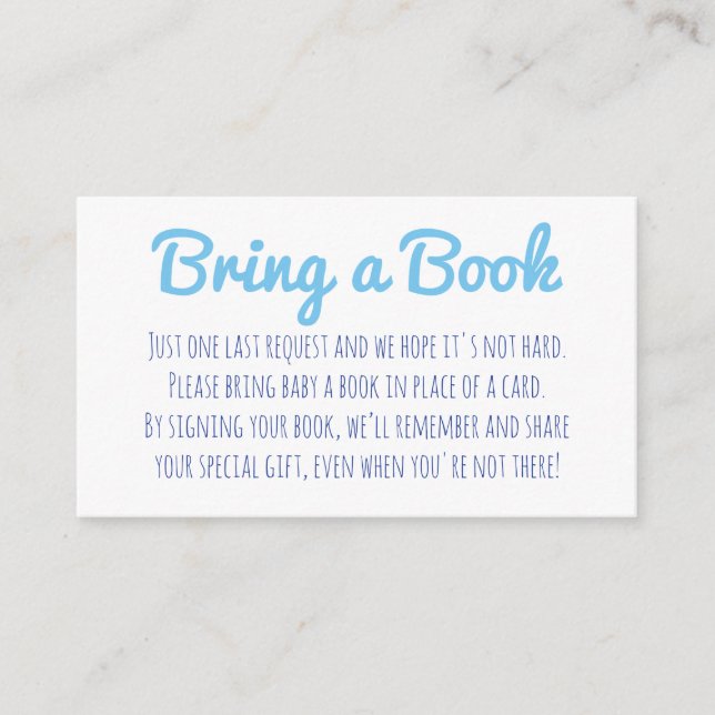 Cartão De Informações Livros Navais Para Bebê (Frente)