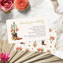 Cartão De Informações Livros Ocidentais Para Bebê