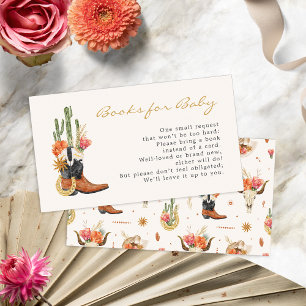 Cartão De Informações Livros Ocidentais Para Bebê