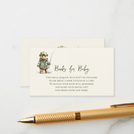 Cartão De Informações Livros para a pesca de Urso-Justo