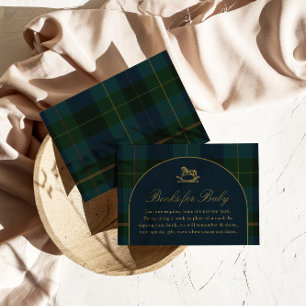 Cartão De Informações Livros para a Xadrez Verde Clássica Polo Escuro