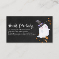 Livros para Baby Shower de Halloween de Fantasminh