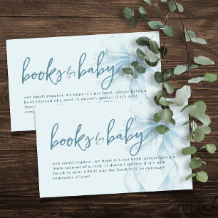Cartão De Informações Livros para Bebê Chuveiro de Bebê Arco de Aquarela