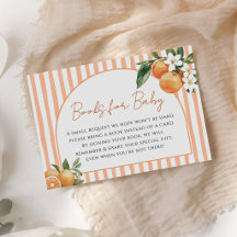 Livros para Bebê Chuveiro de Bebê Laranja Cítrico