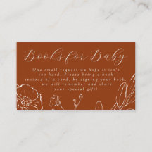 Livros para Bebê Elegante Laranja Queimado Botânic