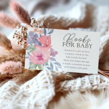 Livros para Bebê Floral Aquarela Fofa