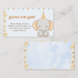 Cartão De Informações Livros para Bebê - Pequeno Peanut Sonha Elefante