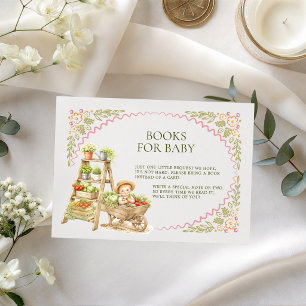 Cartão De Informações Livros para Bebê Pintados à Mão e Feitos Localment
