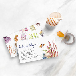 Cartão De Informações Livros para bebês