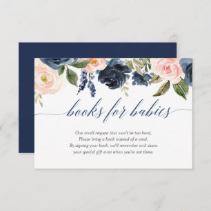 Cartão De Informações Livros para bebês gêmeas cor-de-rosa e livro azul