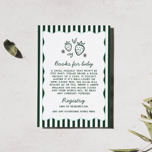 Cartão De Informações Livros Para Biblioteca De Bebês