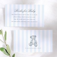 Livros para Chá de Bebê Menino com Urso de Pelúcia