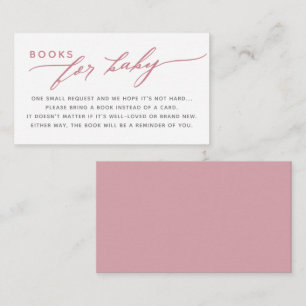 Cartão De Informações Livros Para Chá de fraldas De Borboleta De Aquarel