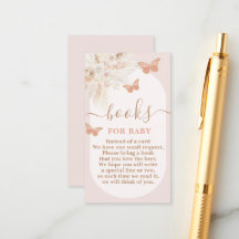 Livros para Chás de fraldas de borboletas para beb