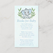Livros para Chuvinha de Bebê Menino Elefante Verde