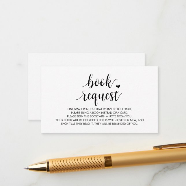 Cartão De Informações Livros para o bebê, Moderno Enclo de Escuro Negro  (Frente/Verso In Situ)