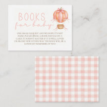 Livros para o Bebê Pequeno Abóbora Xadrez Rosa