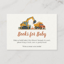 Livros para o Chá de Bebê do Caminhão de Carga