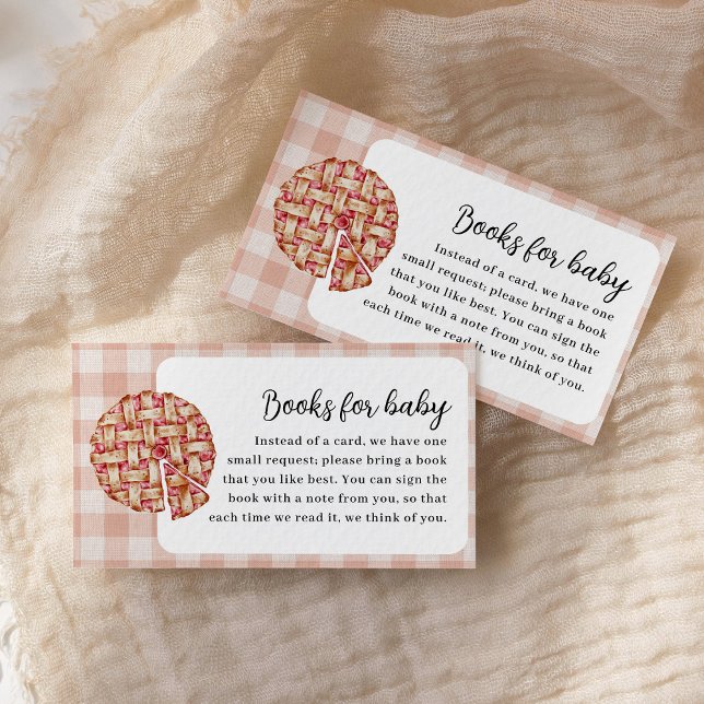 Cartão De Informações Livros para o Chá de fraldas da Pequena Torre (Criador carregado)