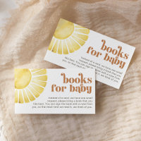Livros para o Chá de fraldas de Bebê Sunshine Boho