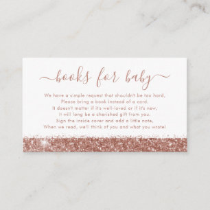 Cartão De Informações Livros para Pedido de Chá Rosa Dourado Rosa para B