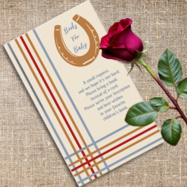 Cartão De Informações Livros Russos De Ferradura Ocidental Para Bebê (Criador carregado)