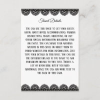 Locação Preta no Casamento Personalizado Branco