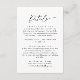 Cartão De Informações Lovely Casal Font Duo