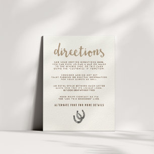 Cartão De Informações Lucky in Love Directions