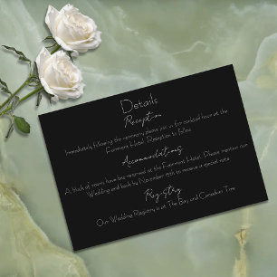 Cartão De Informações Luna Moth Moon Phases