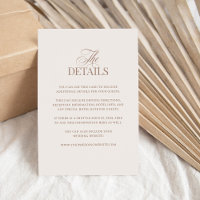Luxe Marfim e Taupe Mocha | Detalhes para Convidad