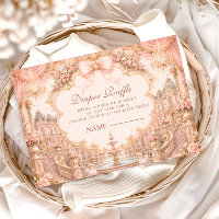 Luxo Sorteio de Fraldas de Princesa Rococó