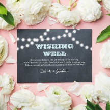 Luzes de Lousa Aquática Poço de Desejos Casamento