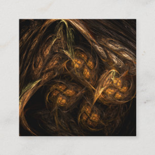 Cartão De Informações Mãe Terra Abstrato de Arte