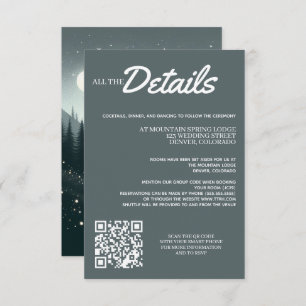 Cartão De Informações Magia de Montanha