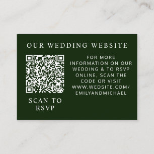 Cartão De Informações Magnolia Tropical Vermelha Verde Branco