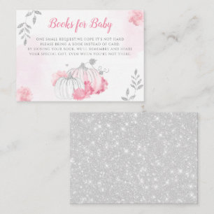 Cartão De Informações Manchas Douradas de Rosa de Abóbora de Aquarela Pe